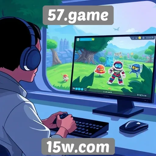 Experiência do usuário no site 57.game