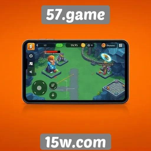 Análise da interface do usuário no site 57.game